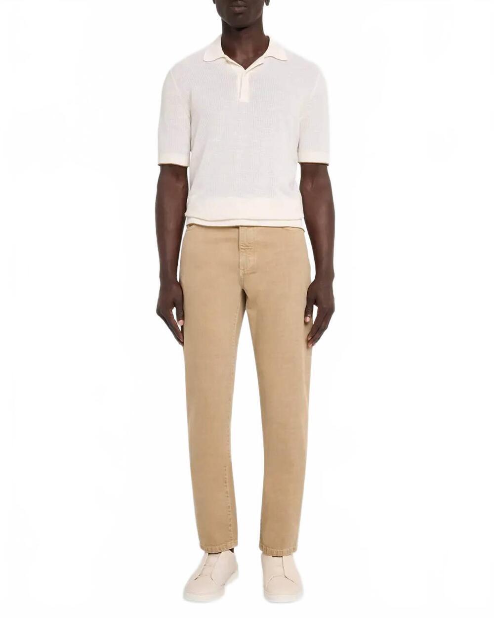 NEW ZEGNA casual pant in beige